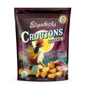 Elizabeth's Brioche Crispy Onion Croutons