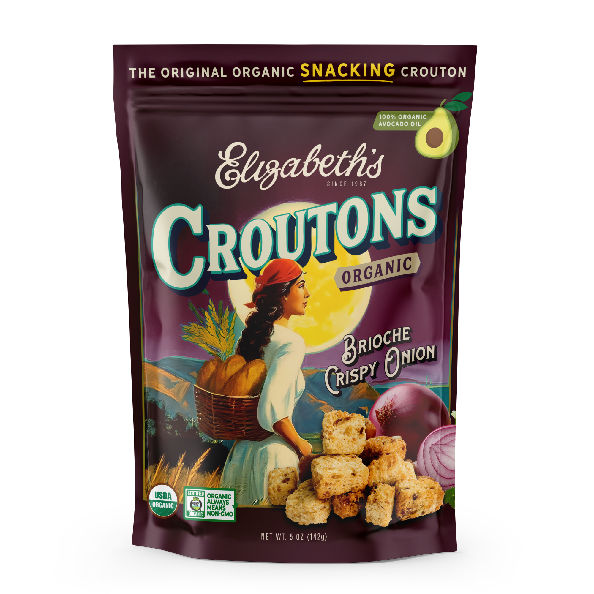 Elizabeth's Brioche Crispy Onion Croutons